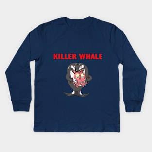Killer Whale Kids Long Sleeve T-Shirt